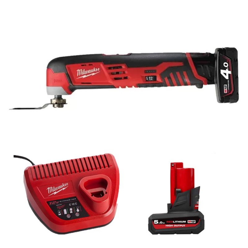 Máy cắt đa năng Milwaukee C12 MT-0B + Pin M12 HB5 ASIA + Sạc C12C