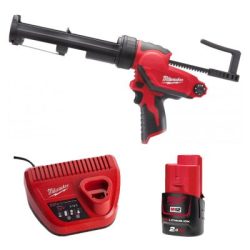 Máy bơm keo Milwaukee M12 PCG/310C-0 + Pin M12B2 + Sạc C12C