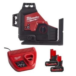 Máy cân mực M12 3PL-0 Milwaukee M12 3PL + 2 Pin M12 HB5 ASIA + Sạc C12C