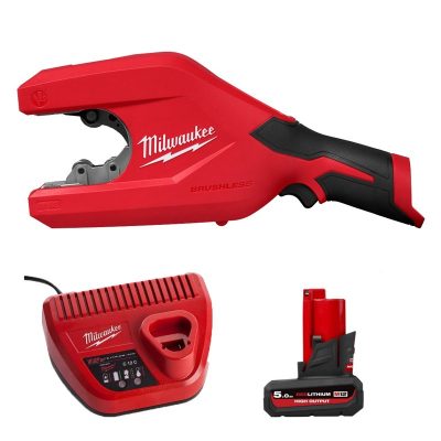 Máy cắt ống đồng Milwaukee M12 CTC2-0 APJ + Pin M12 HB5 ASIA + Sạc C12C