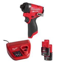 Máy vặn vít Milwaukee M12 FID2-0X + 2 Pin M12B2 + Sạc C12C