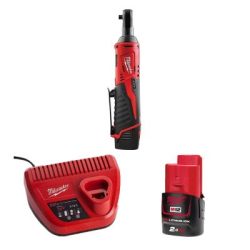 Máy siết bu lông góc Milwaukee M12 IR-0B APJ + Pin M12B2 + Sạc C12C