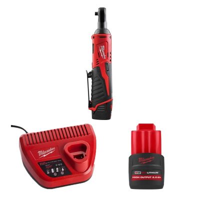 Máy siết bu lông góc Milwaukee M12 IR-0B APJ + Pin M12 HB2.5 ASIA + Sạc C12C