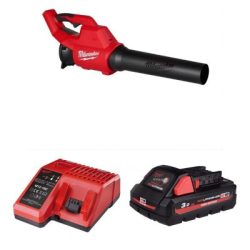 Máy thổi không chổi than Milwaukee M18 BLBO + Pin M18 HB3 + Sạc M12-18C