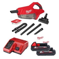 Máy hút bụi cầm tay Milwaukee M18BLCV2 + 2 Pin M18B2 + Sạc M12-18C