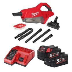Máy hút bụi cầm tay Milwaukee M18BLCV2 + 2 Pin M18B5 + Sạc M12-18C
