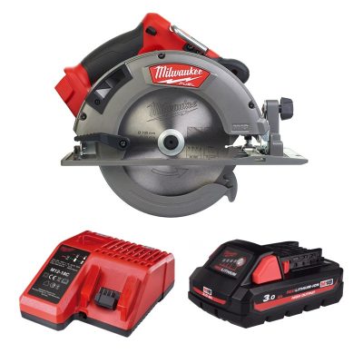 Máy cưa đĩa Milwaukee M18 CCS66-0 + Pin M18 HB3 + Sạc M12-18C