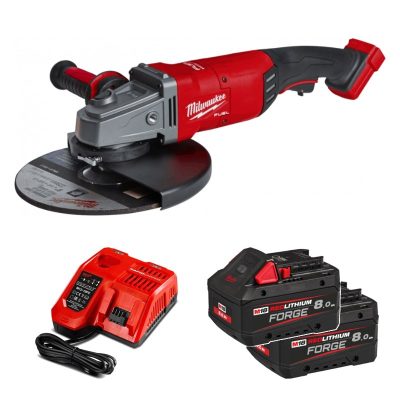 Máy mài góc Milwaukee M18 FLAG230XPDB-0C + 2 Pin M18 FB8 + Sạc M12-18FC