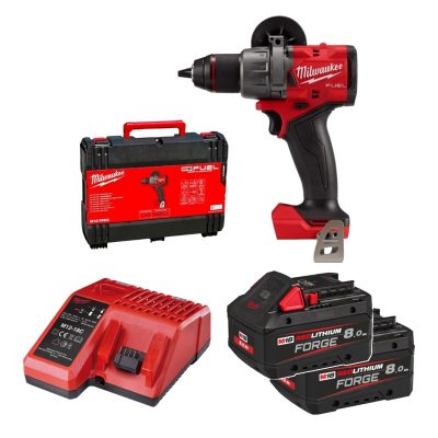 Máy khoan động lực Milwaukee M18 FPD3-0X + 2 Pin M18 FB8 + Sạc M12-18C