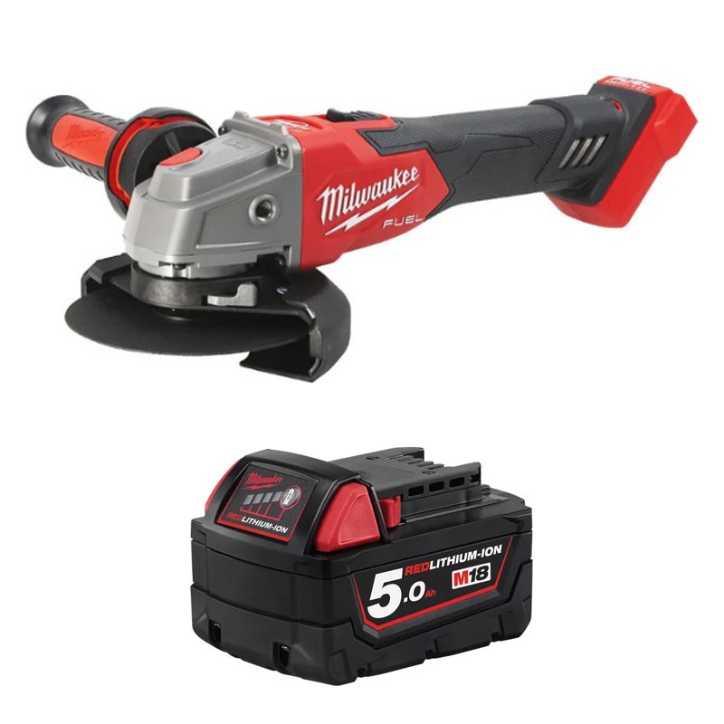 Máy mài góc Milwaukee M18 FSAGV100XB-0X0 + Pin M18B5