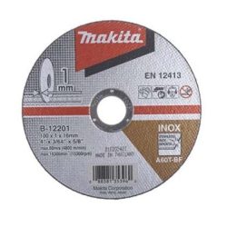 Đá cắt mỏng 100×1.0x16mm (inox) D-18758 Makita