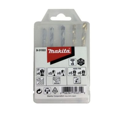 Bộ mũi khoan chuôi lục giác 1/4'' D-31522 Makita