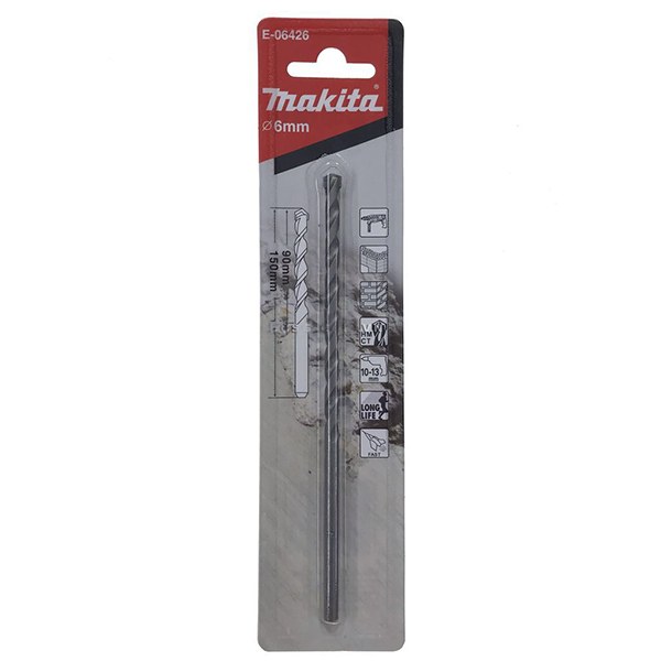 Mũi khoan tường chuôi kẹp E-06426 (6x150mm) Makita