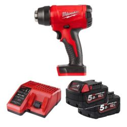 Máy thổi hơi nóng Milwaukee M18 BHG-0 + 2 Pin M18B5 + Sạc M12-18C