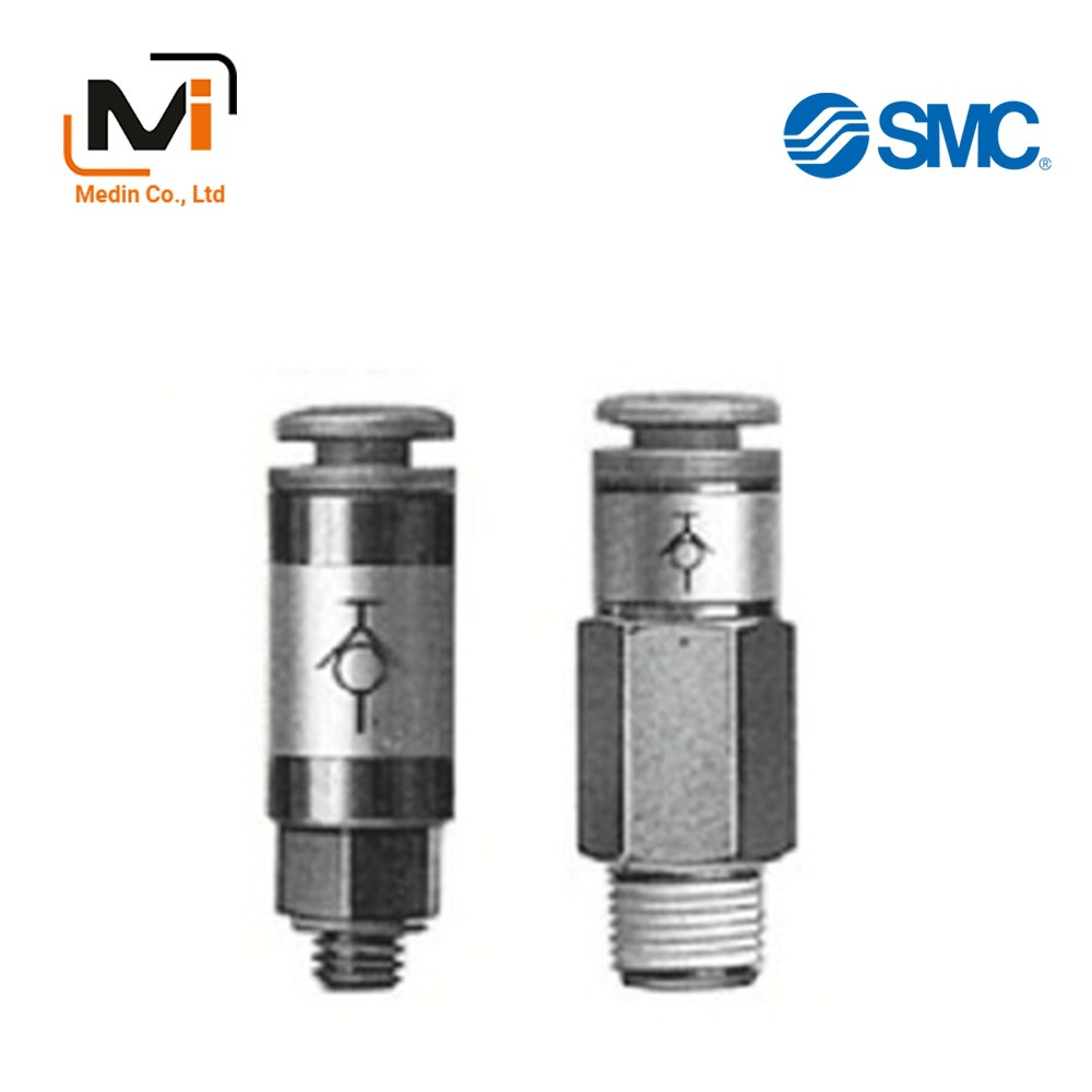 Đầu nối khí KCH04-01S SMC