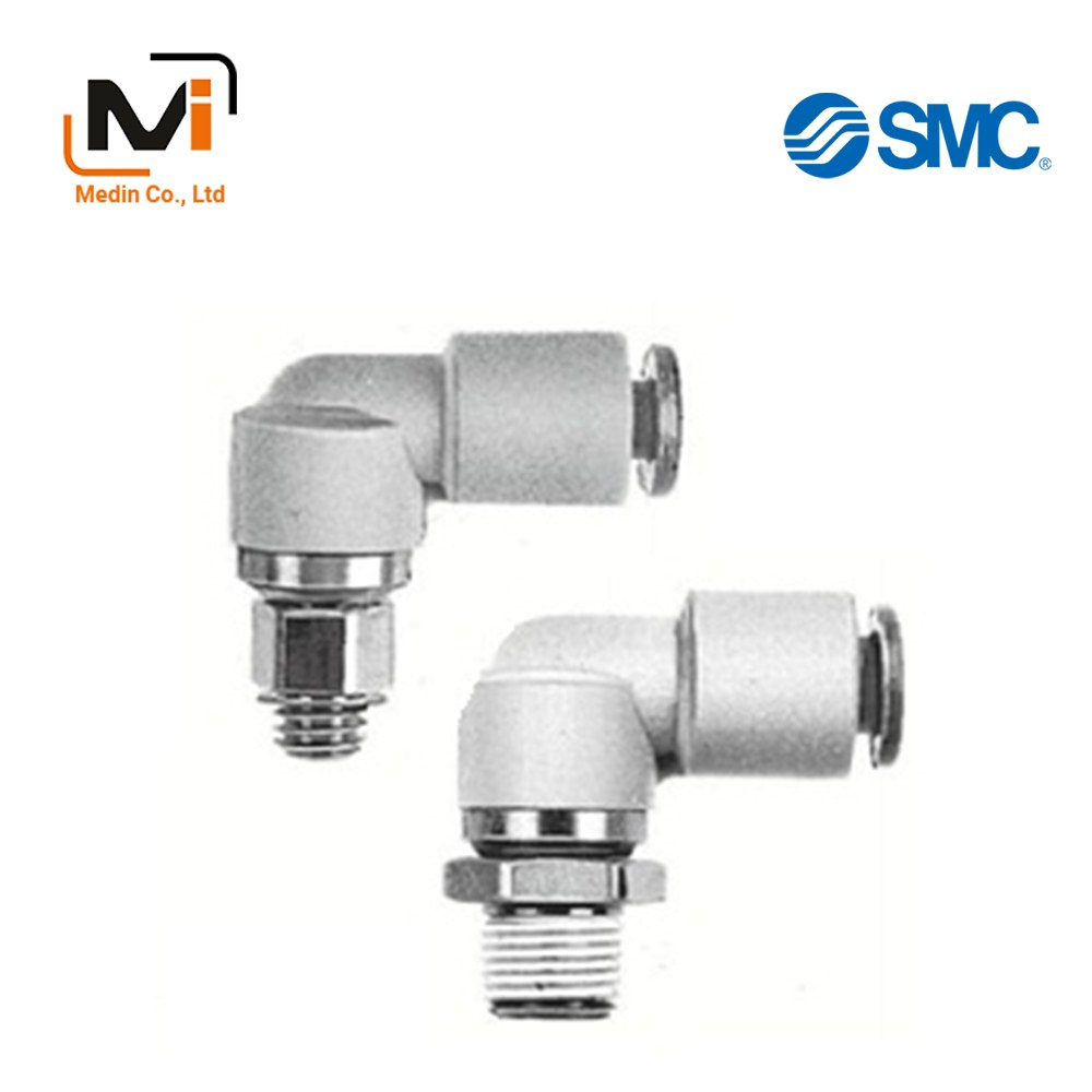 Đầu nối khí KSL04-01S SMC