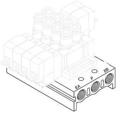 Đế van SS5Y5-41-05-01 SMC