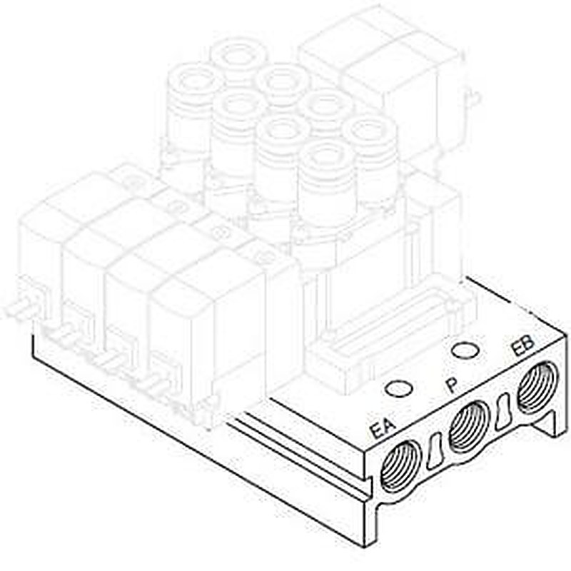 Đế van SS5Y5-41-05-01 SMC