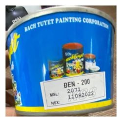Sơn dầu A200 (Màu đen) 3kg BẠCH TUYẾT (lon)