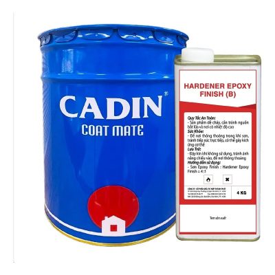 Sơn phủ epoxy A213 (màu đen) 5kg CADIN