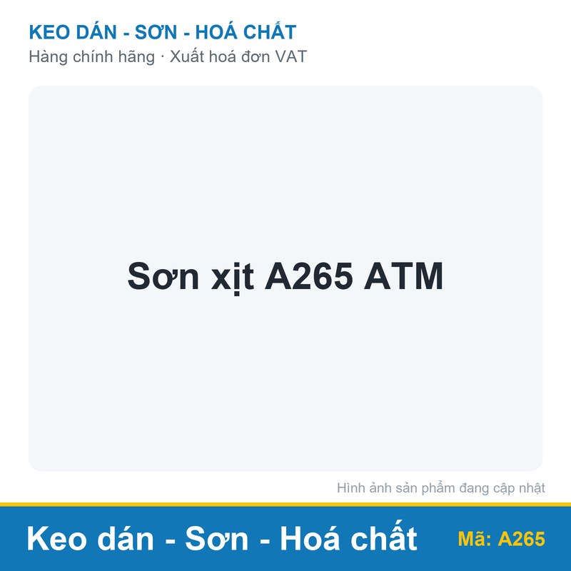 Sơn xịt A265 ATM (chai)