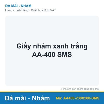 Giấy nhám xanh trắng AA-400 SMS (tờ)