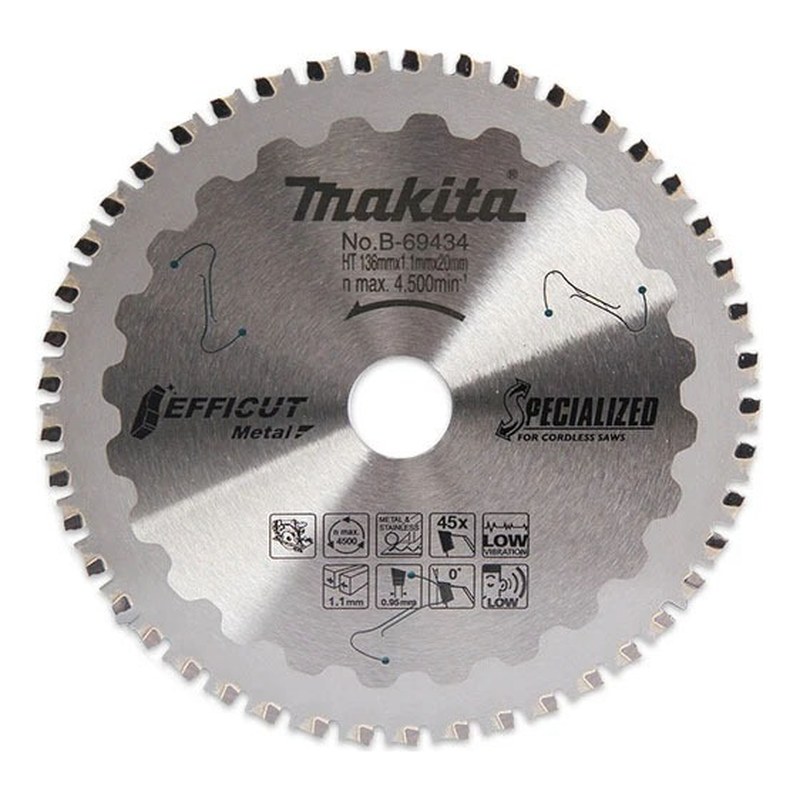 Lưỡi cắt sắt efficut (136x20x45T) B-69434 MAKITA