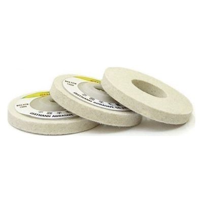 Bánh nỉ trắng 100mm