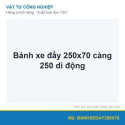 Bánh xe đẩy 250×70 càng 250 di động