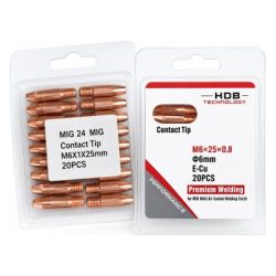 Béc hàn mig 15AK M6x25x0.8mm