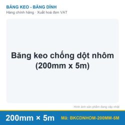Băng keo chống dột nhôm (200mm x 5m) (cuộn)