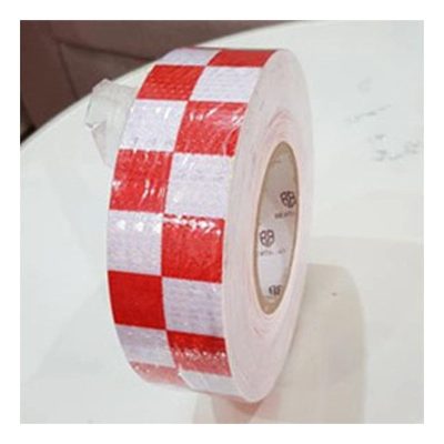 Băng keo phản quang trắng đỏ R001
