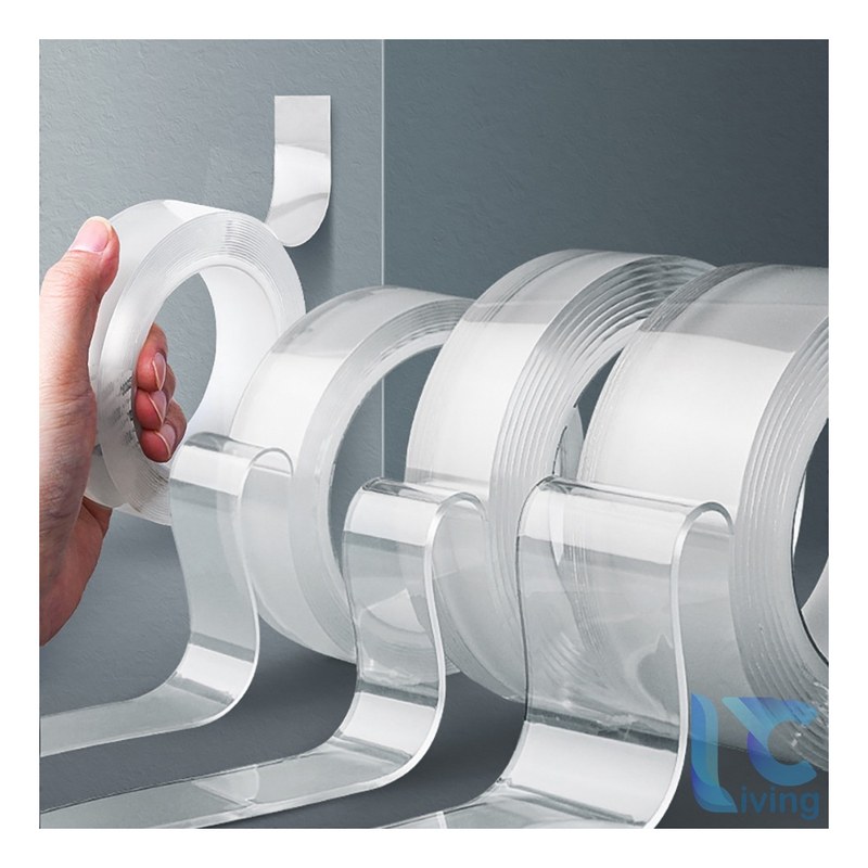 Băng keo trong suốt 2 mặt (3mx2mmx5cm) NANO