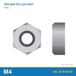 Tán mạ kẽm M4