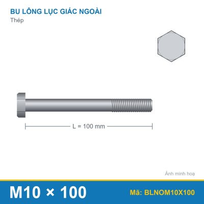 Bu lông nở sắt M10x100