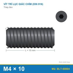 Vít trí lục giác chìm thép M4x10