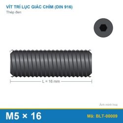 Vít trí lục giác chìm thép M5x16