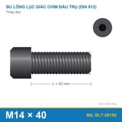 Bu lông lục giác chìm thép M14x40