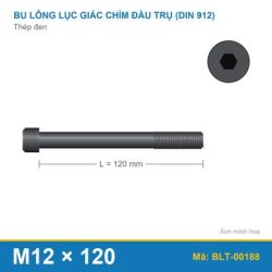Bu lông lục giác chìm thép M12x120