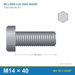 Bu lông thép 8.8 M14x40