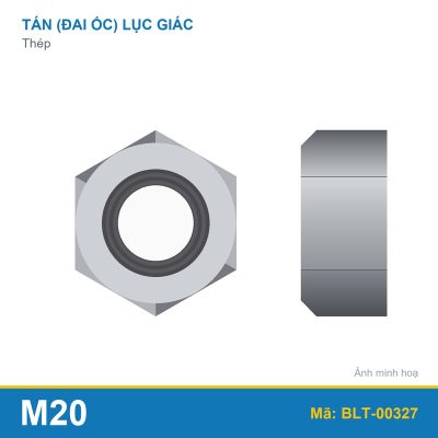 Tán thép M20