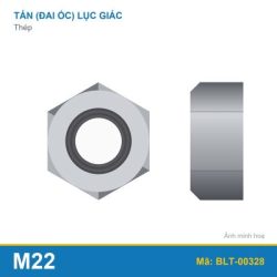 Tán thép M22