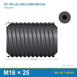 Vít trí lục giác chìm thép M16x25