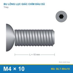 Bu lông lục giác Chìm đầu dù M4X10