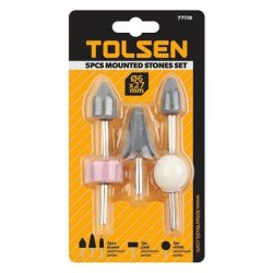 Bộ 5 mũi đá mài 77110 (6x27mm) TOLSEN