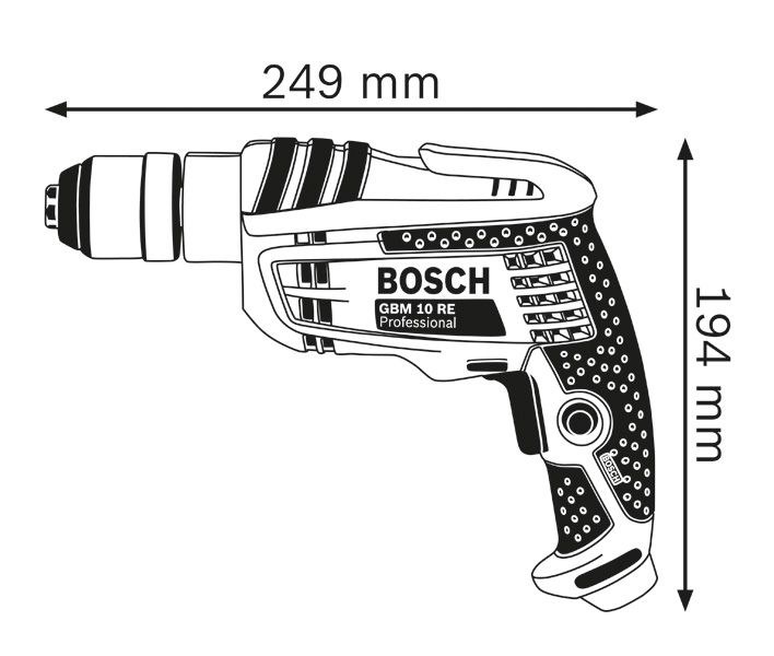 Máy khoan GBM 10 RE 06014735K0 Bosch