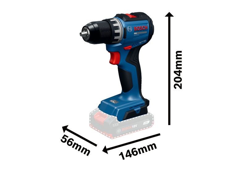 Máy khoan/bắt vít dùng pin GSR18V-52 06019S00C0 Bosch