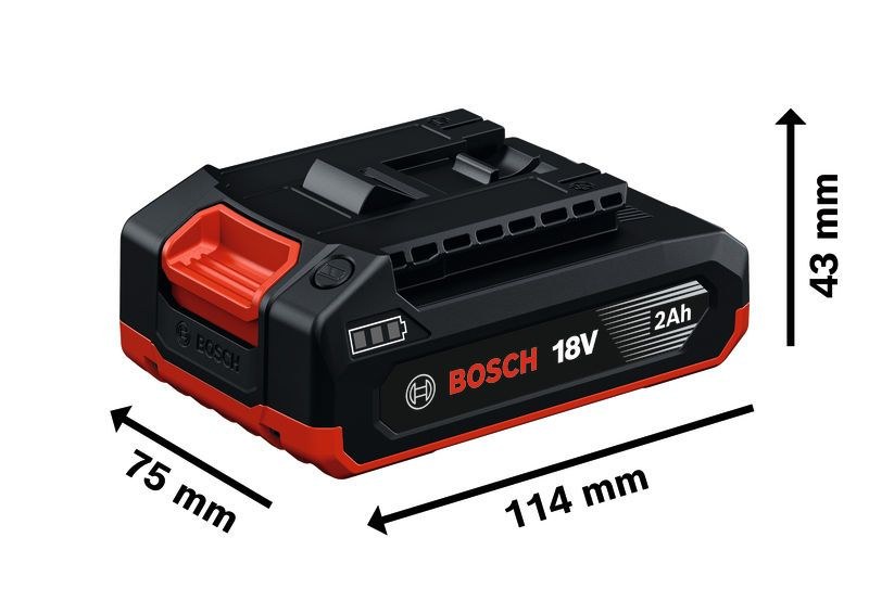 Bộ 1 pin GBA 18V 2.0Ah + sạc GAL 18V-20 1600A03C0H Bosch