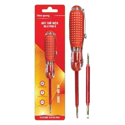 Bút thử điện ĐQ ETP03 R Điện Quang