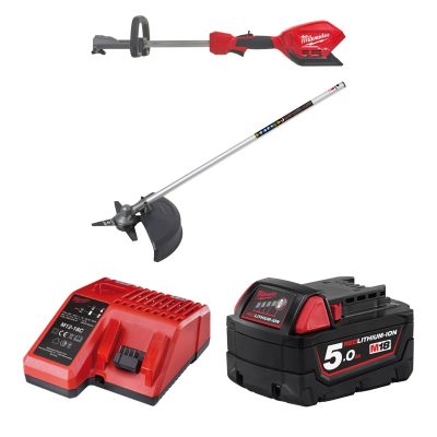 Máy cắt cỏ Milwaukee M18 FOPH-0 + Phụ kiện cắt cỏ M18 FOPH-BCA APJ + Pin M18B5 + Sạc M12-18C